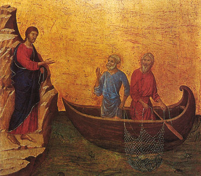 Duccio: Péter és András elhívása